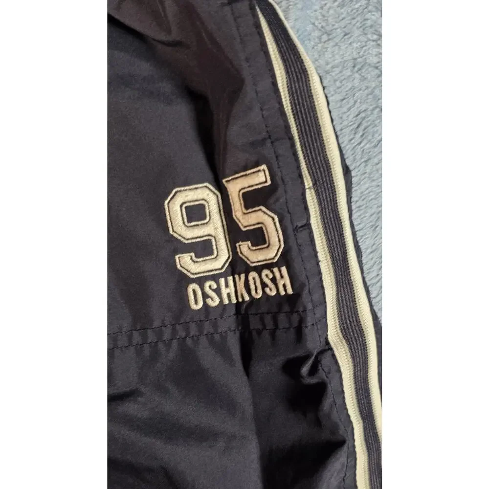 OshKosh B’gosh Boys Size 12 Navy Jersey Lined Windbreaker Track Pants